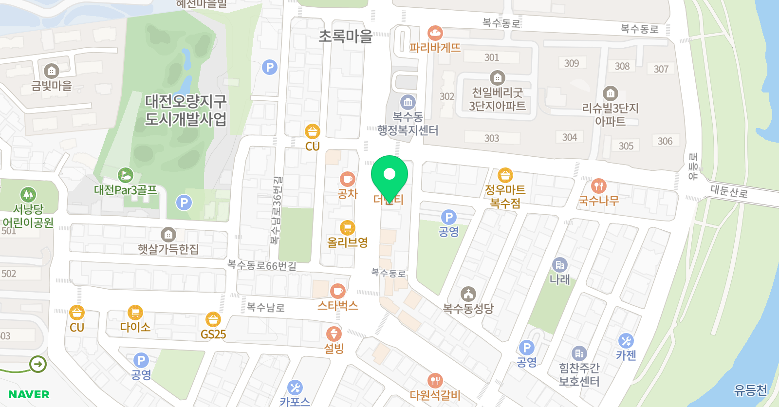 더나은수학전문학원 위치
