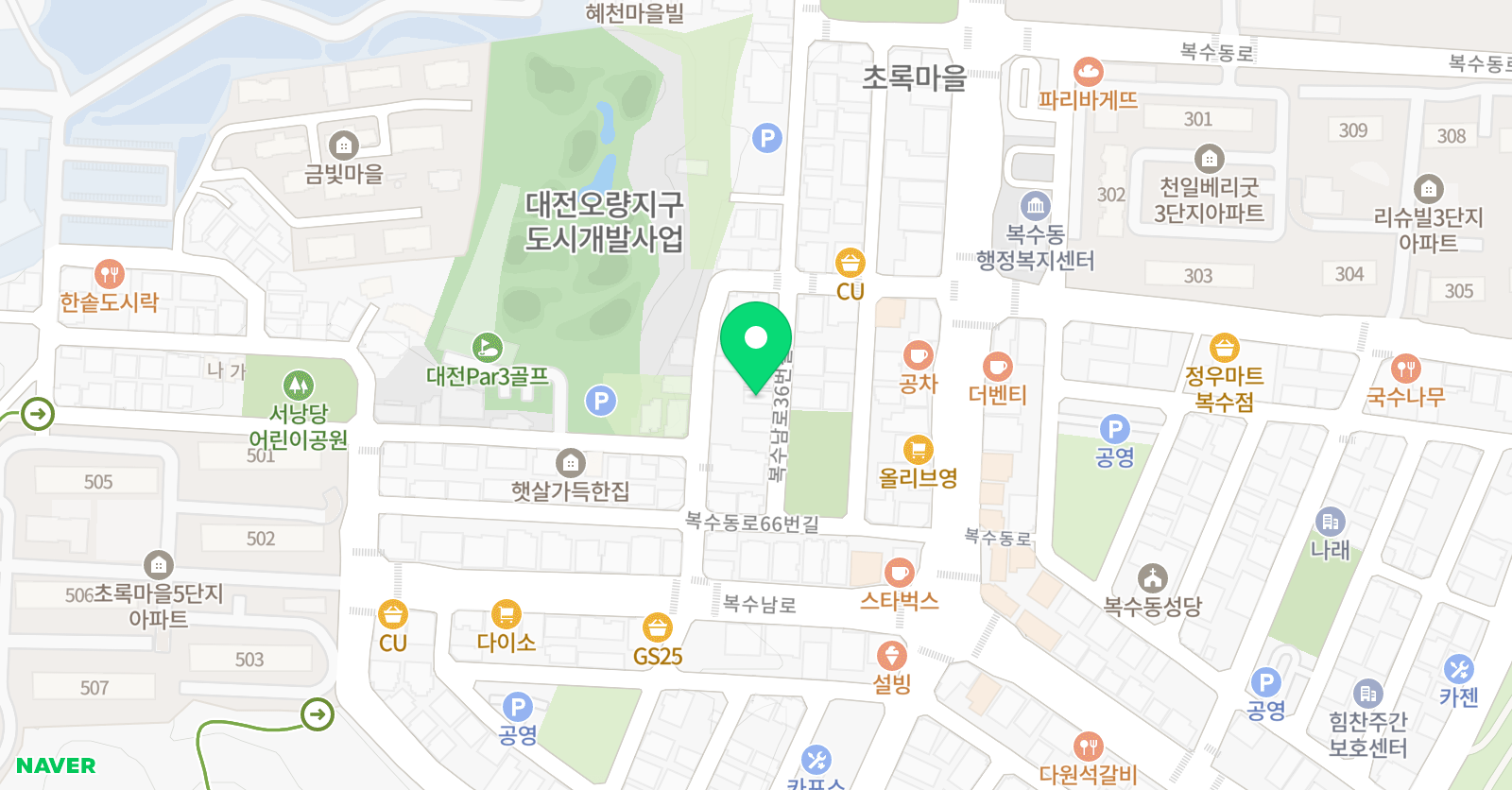 제이드림 실용음악학원 위치