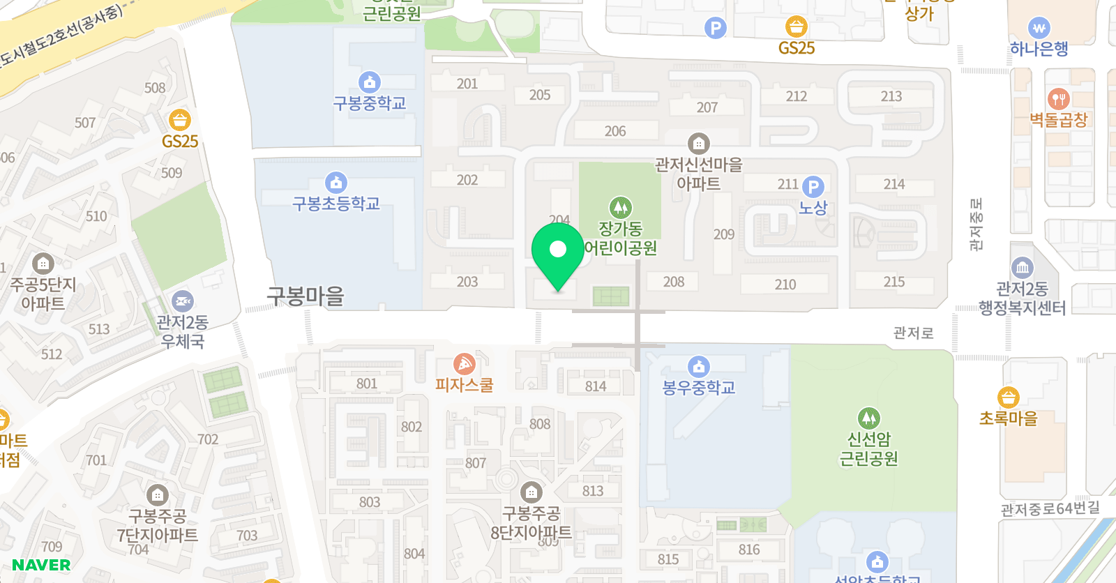 참솔 음악미술학원 위치