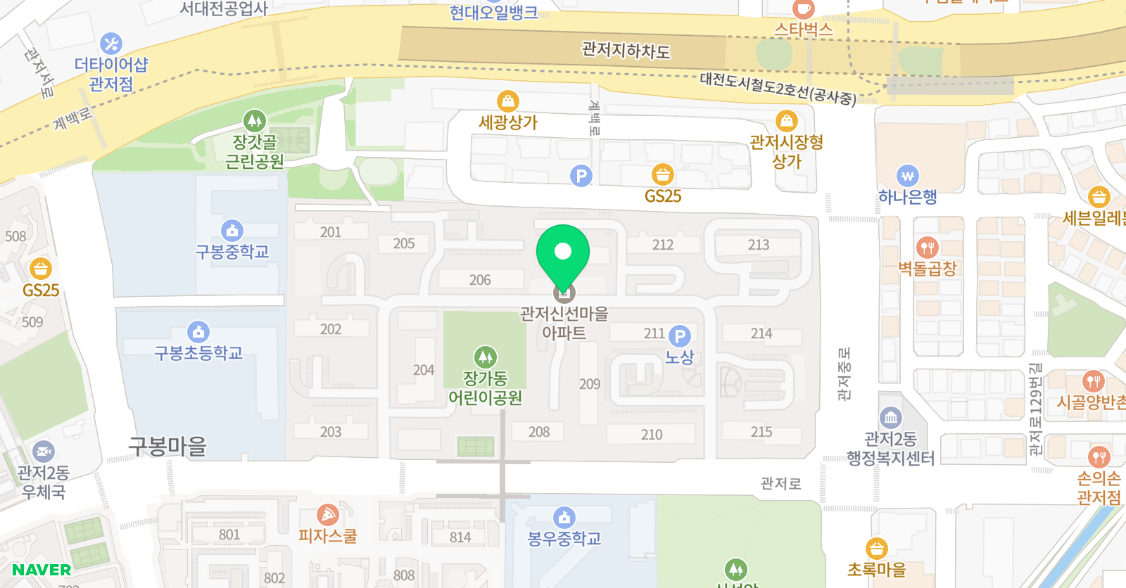 행복한차차영어 위치