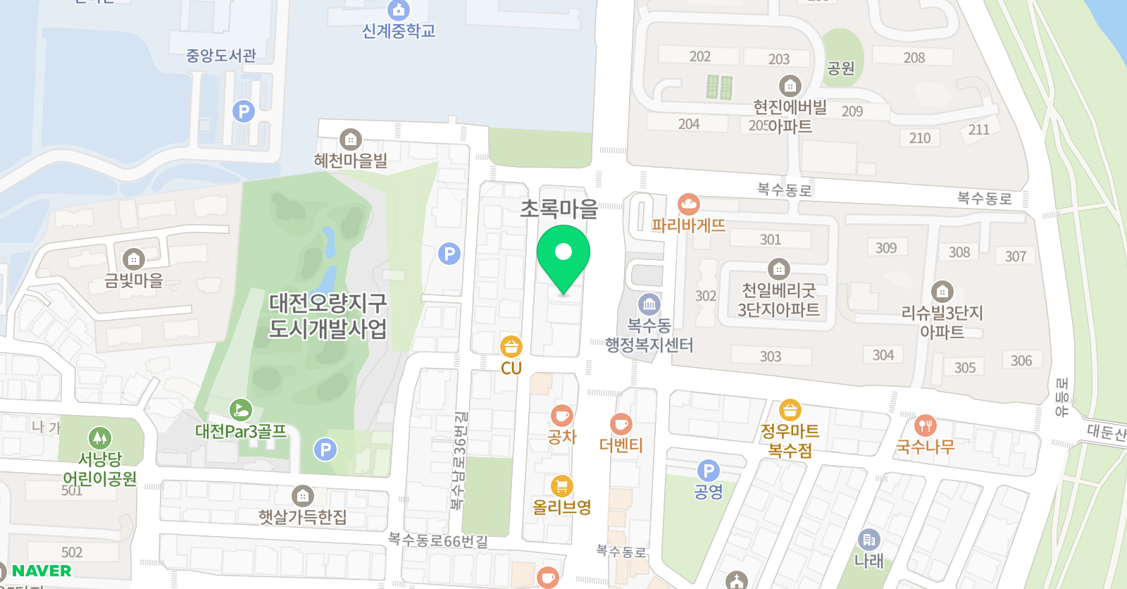 미래앤탑 수학영어학원 위치