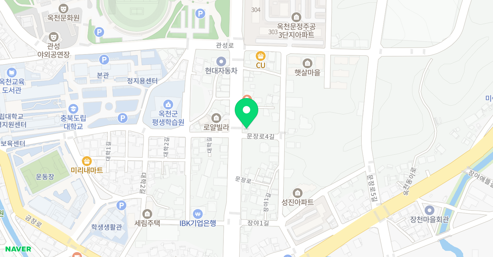 능률플러스영수학원 위치