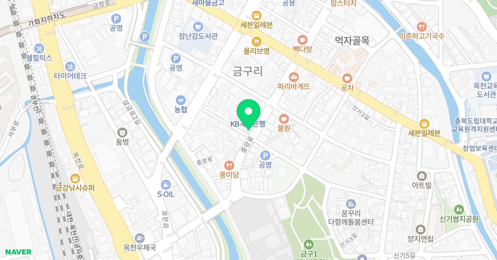 윤선생IGSE아카데미 옥천학원 위치