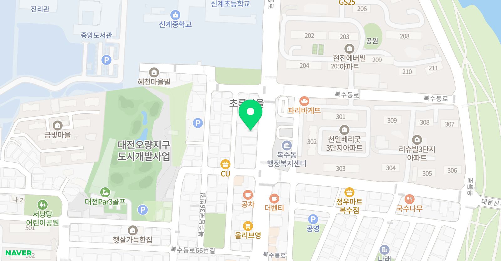 이루다 국어수학학원 위치