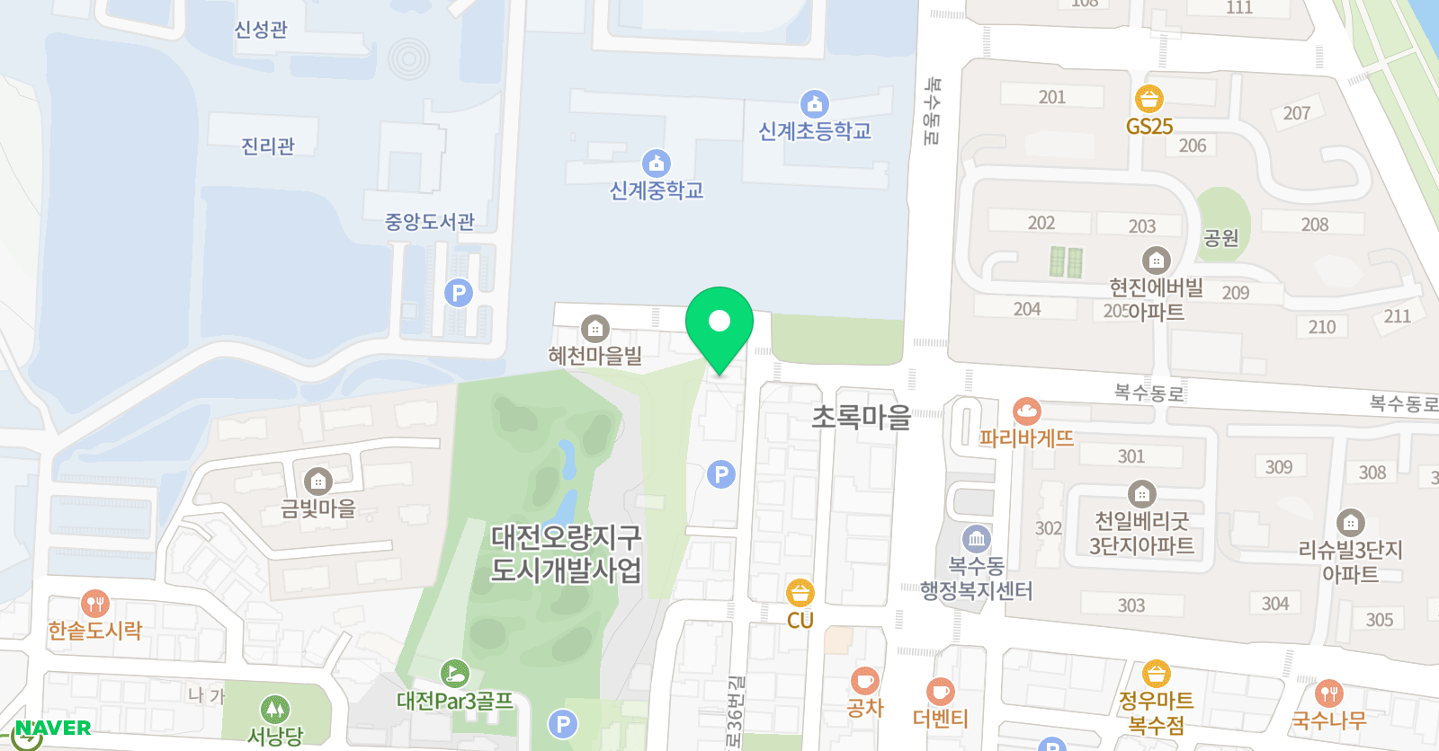 황성준 영어전문학원 위치