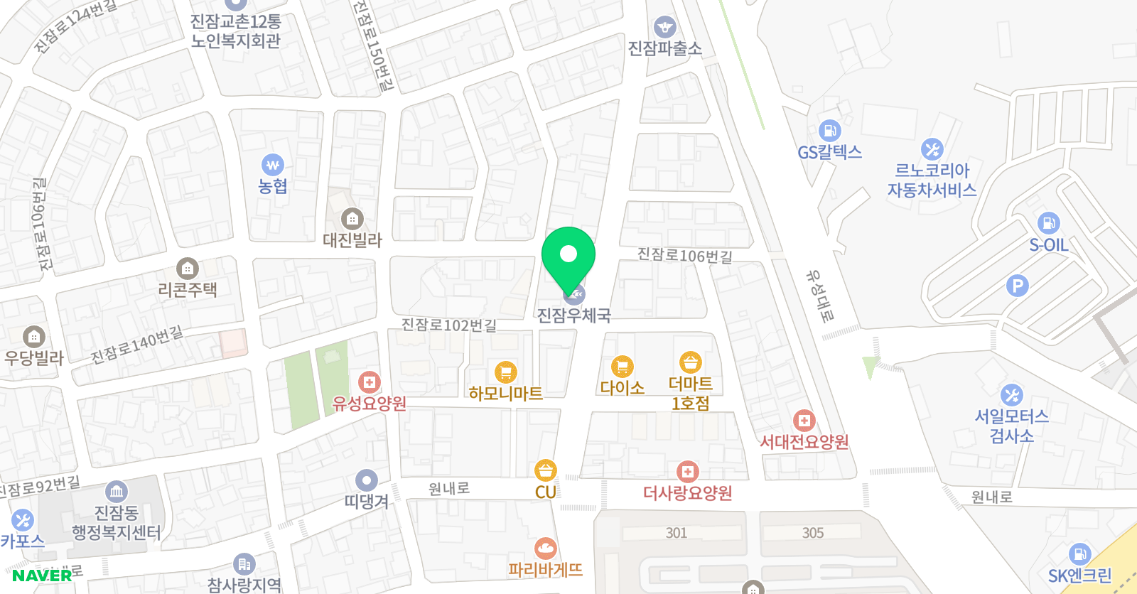 배우리 영수전문학원 위치