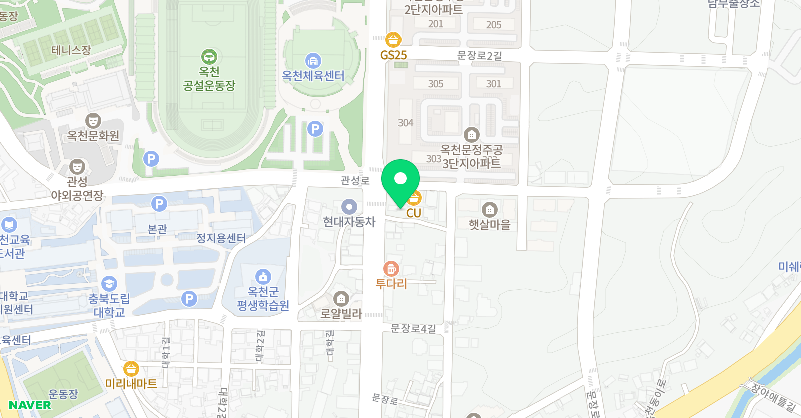 PDI 국제학원 위치