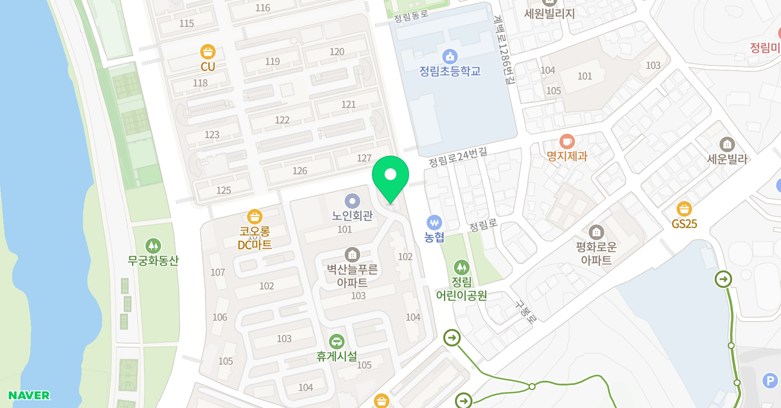 글로리피아노 음악교습소 위치