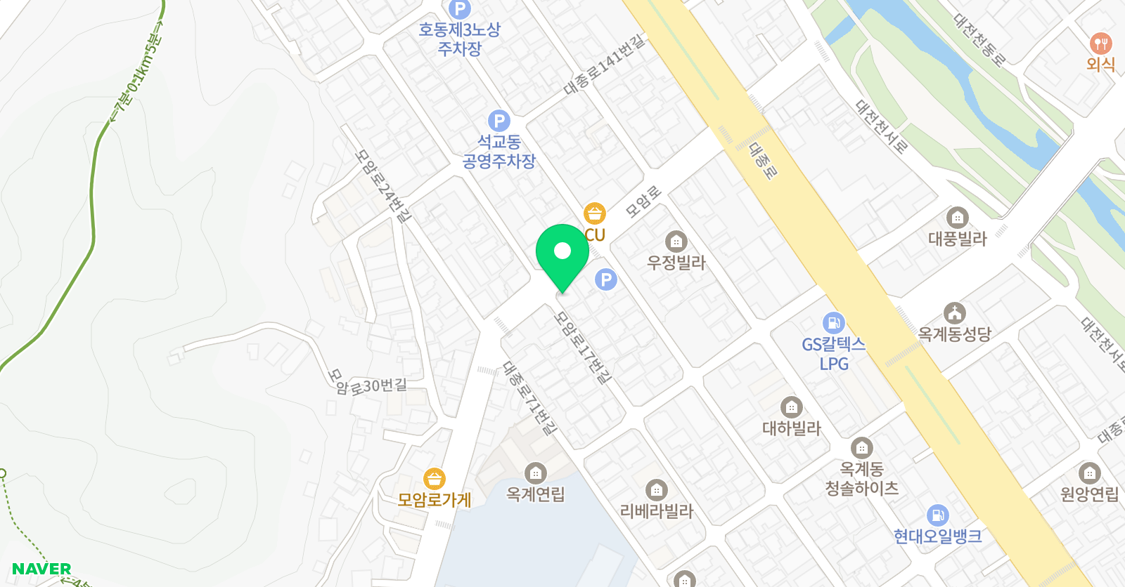 남북 태권도 위치