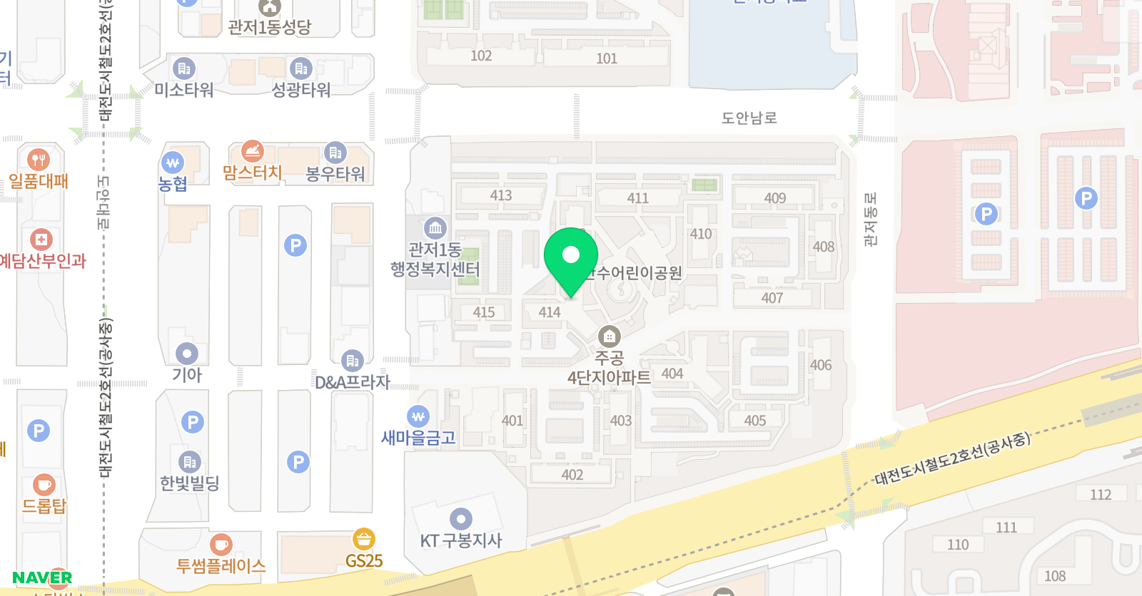 가비아뜰리에 위치