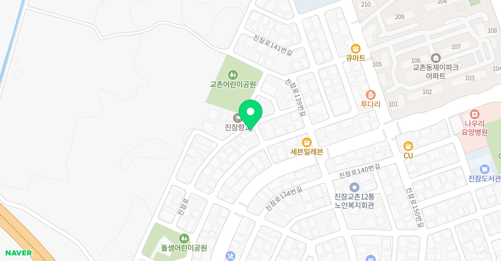 엠아이씨티 명인 창의사고 어학원 위치