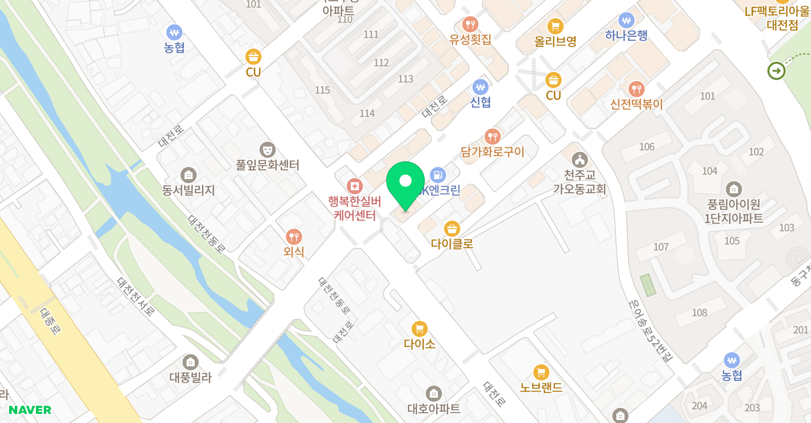 대치 학원 가오점 위치