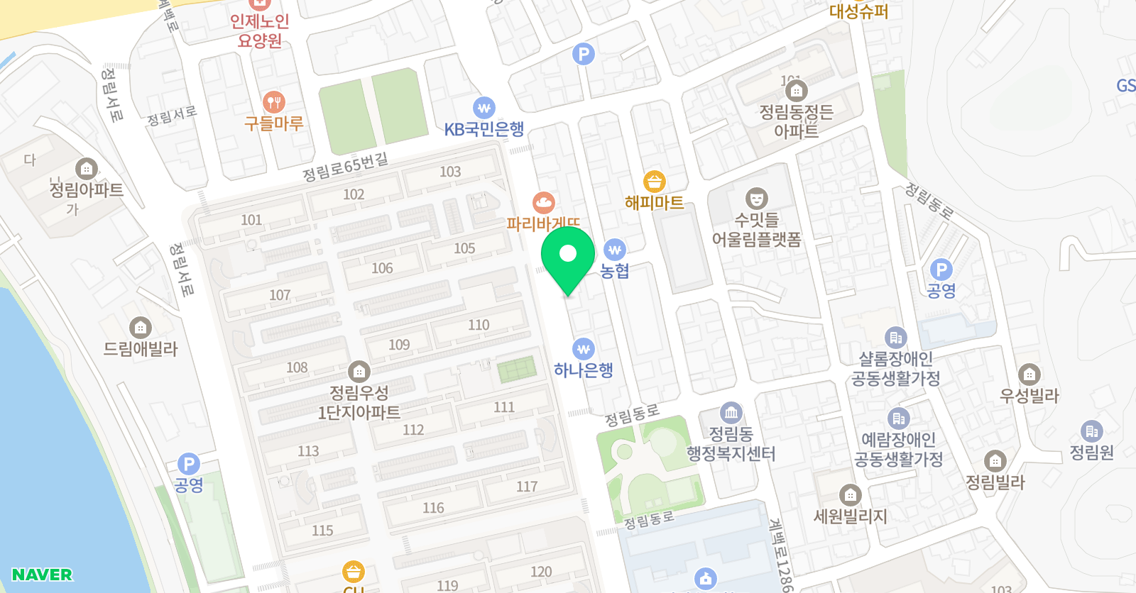 이레아트 미술학원 위치