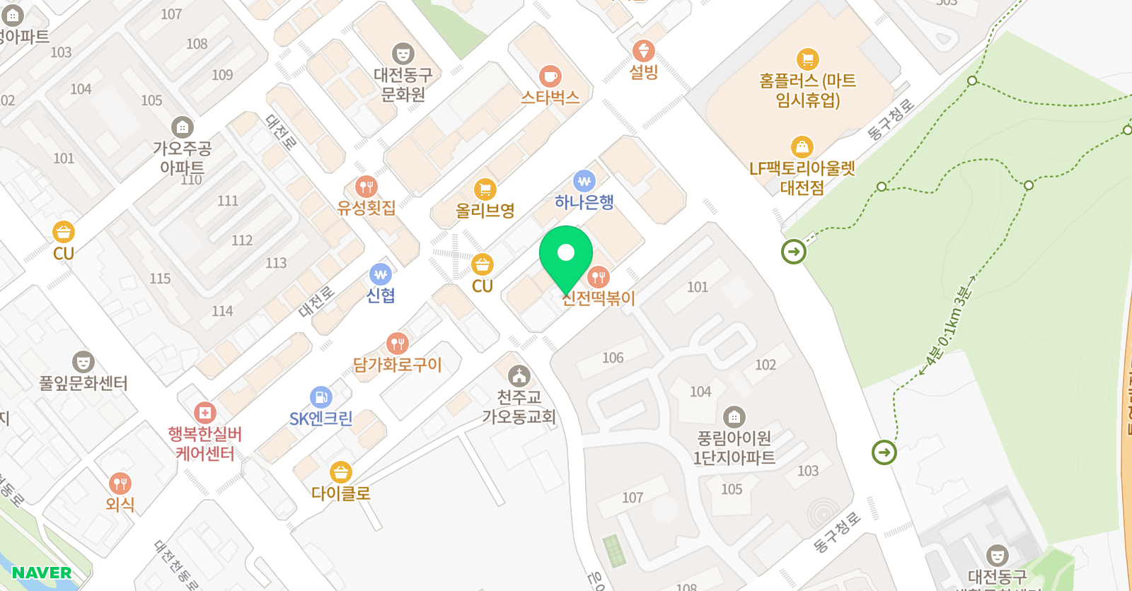 원더스 영어학원 위치