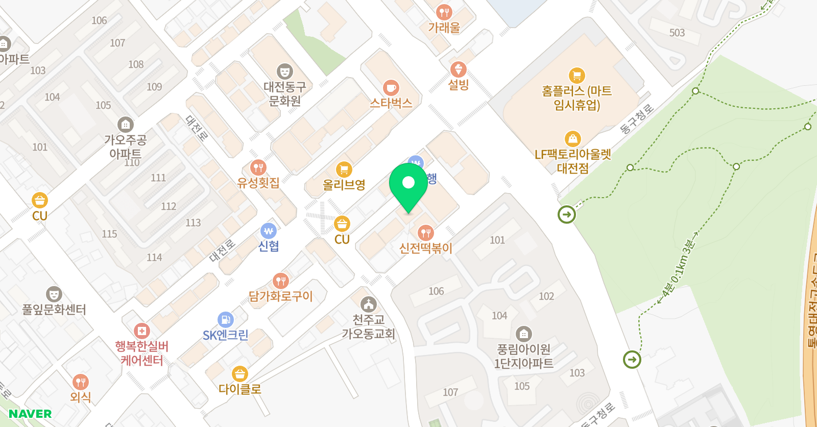 가오 복싱클럽 위치