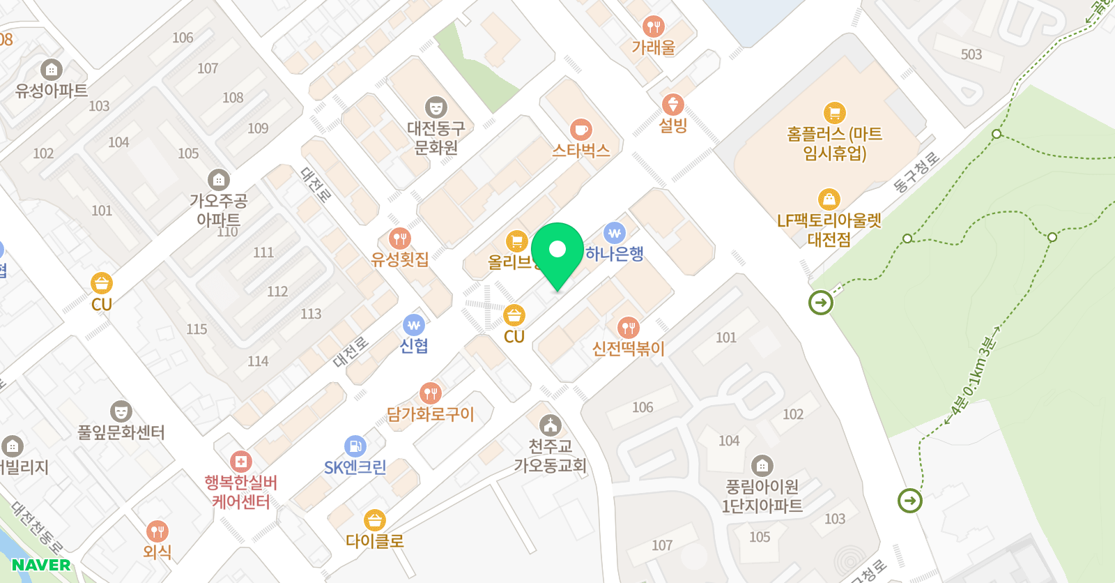 엘로리 실용음악학원 위치