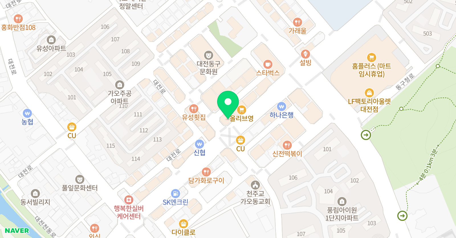그리다 미술학원 위치