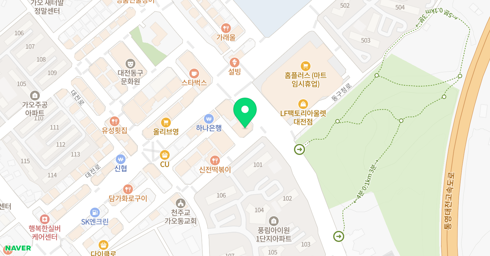 가우스 수학전문학원 위치