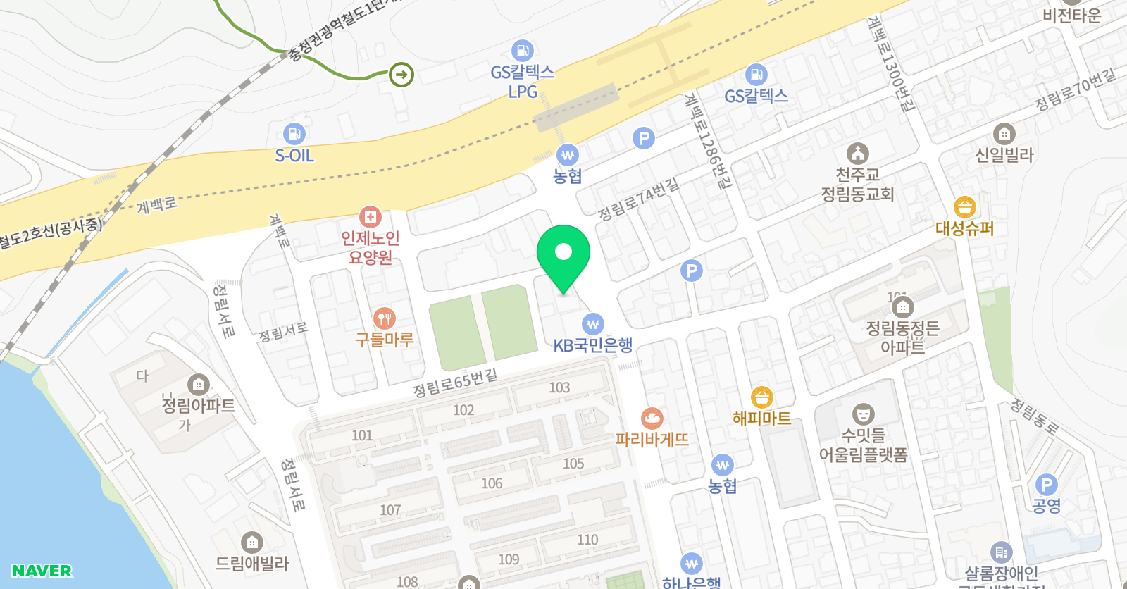 리더스스카이 학원 위치