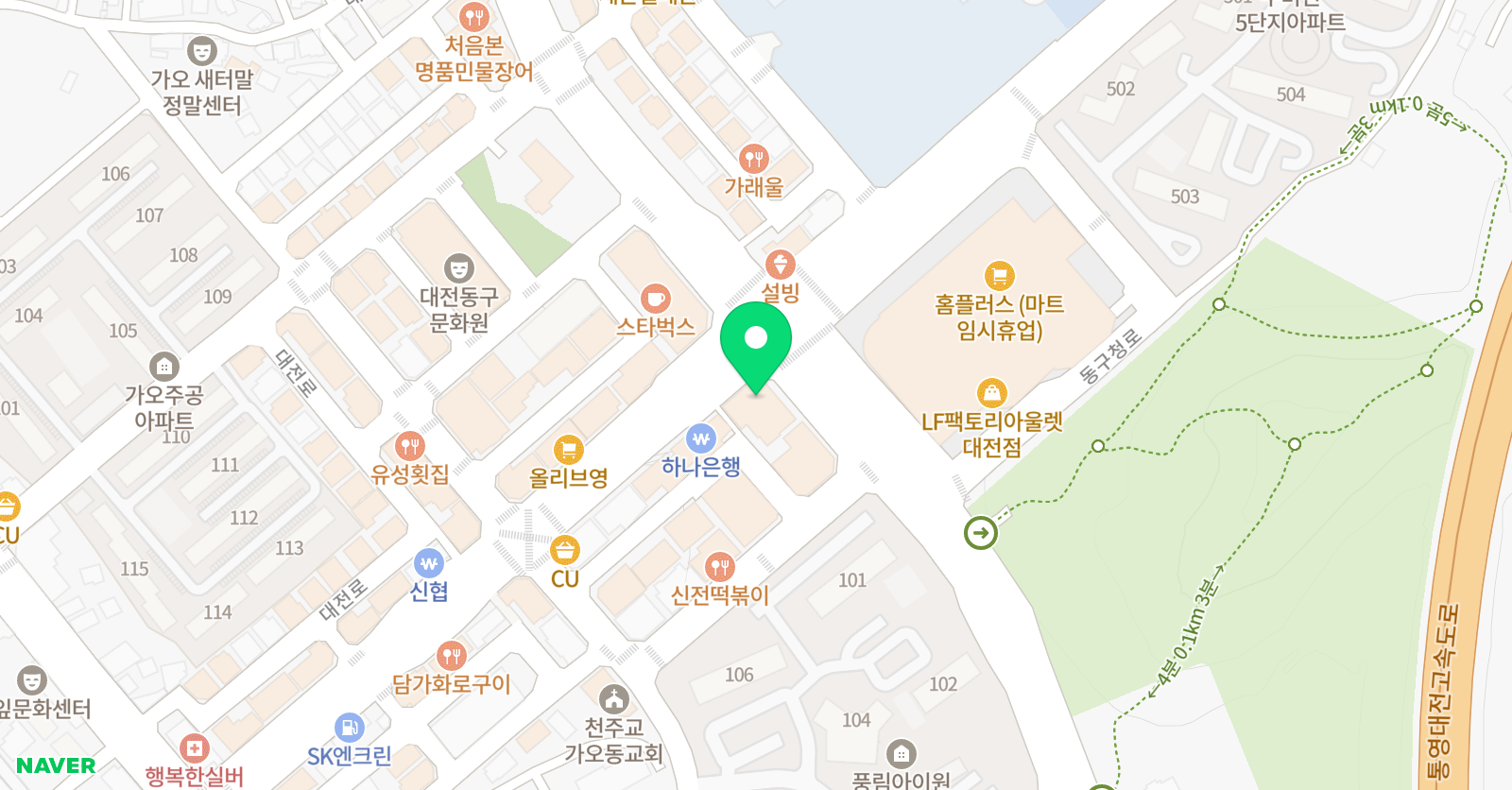 바오밥 미술학원 위치
