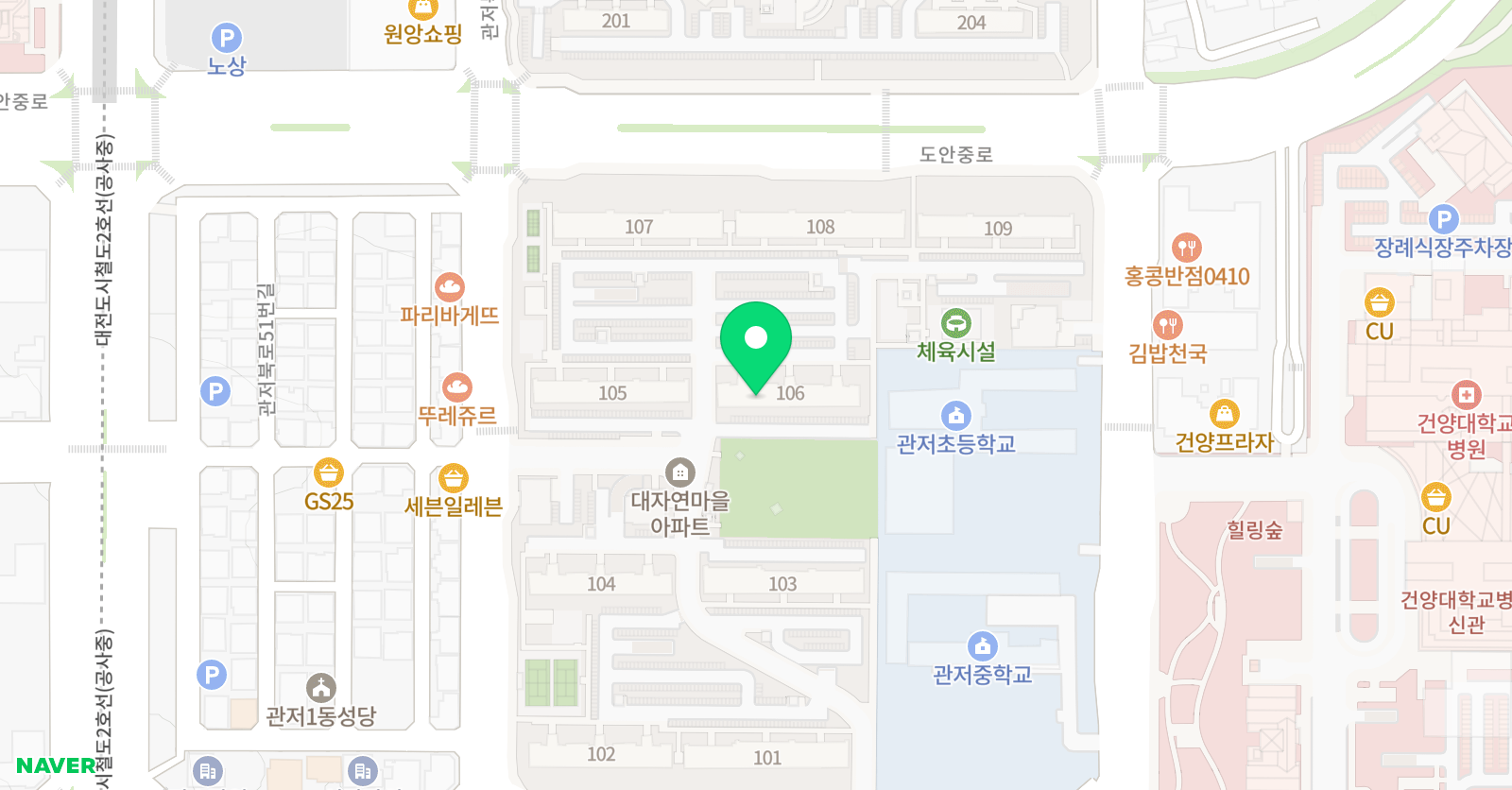 대자연 수학 위치