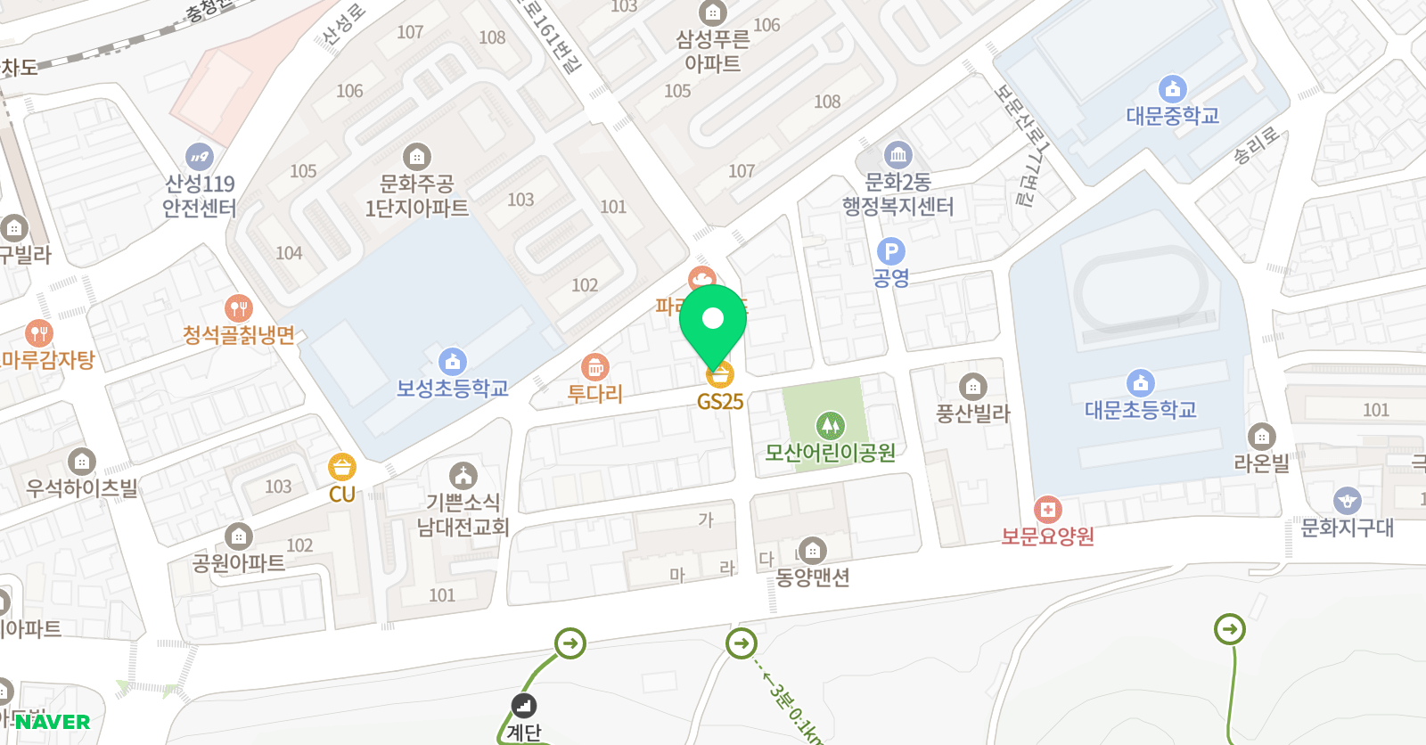 위너 수학영어학원 위치