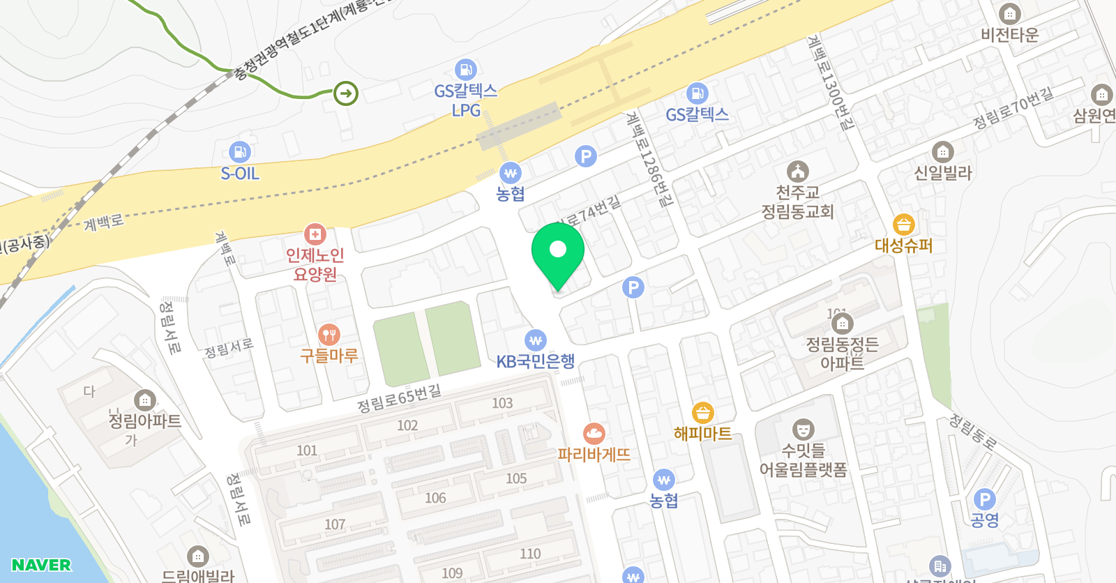 수학의소리 수학전문학원 위치