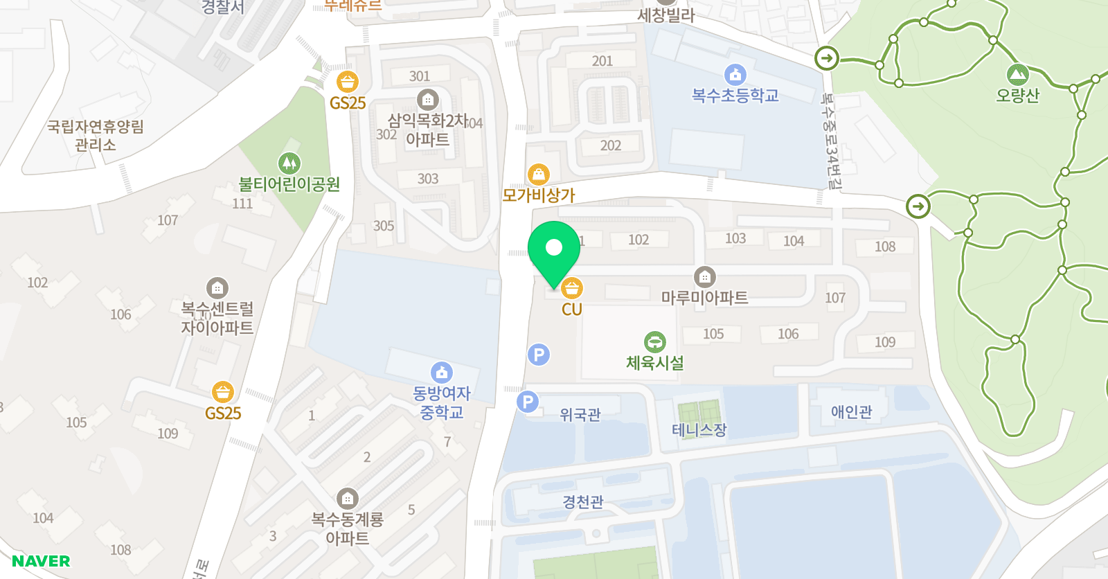 달 미술 위치