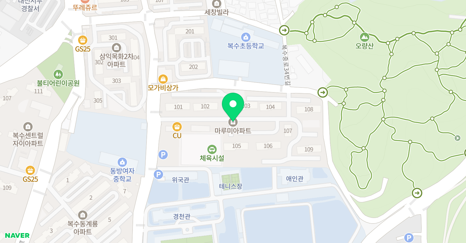 프라임삼성영어교습소 위치
