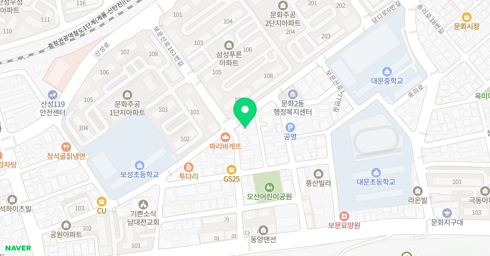 두루 학원 위치