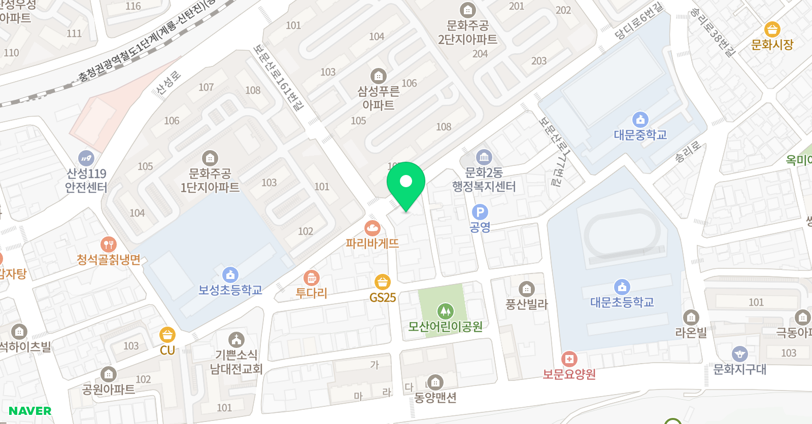 눈높이러닝센터 문화학원 위치