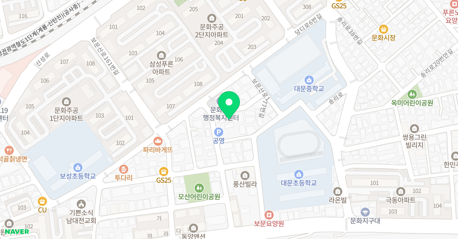 동양 킥복싱 대전본관 위치