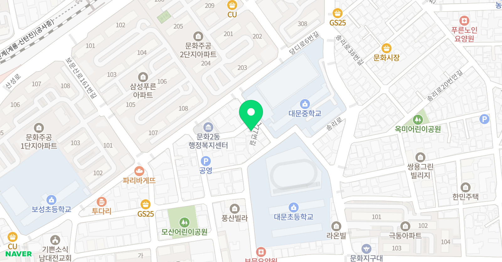 삼성 영어이쌤학원 위치