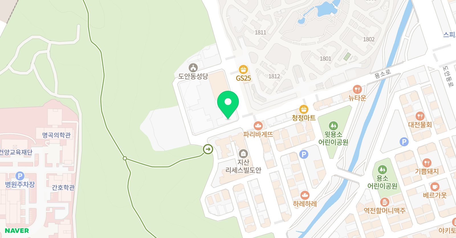스마트태권도 도안관 위치