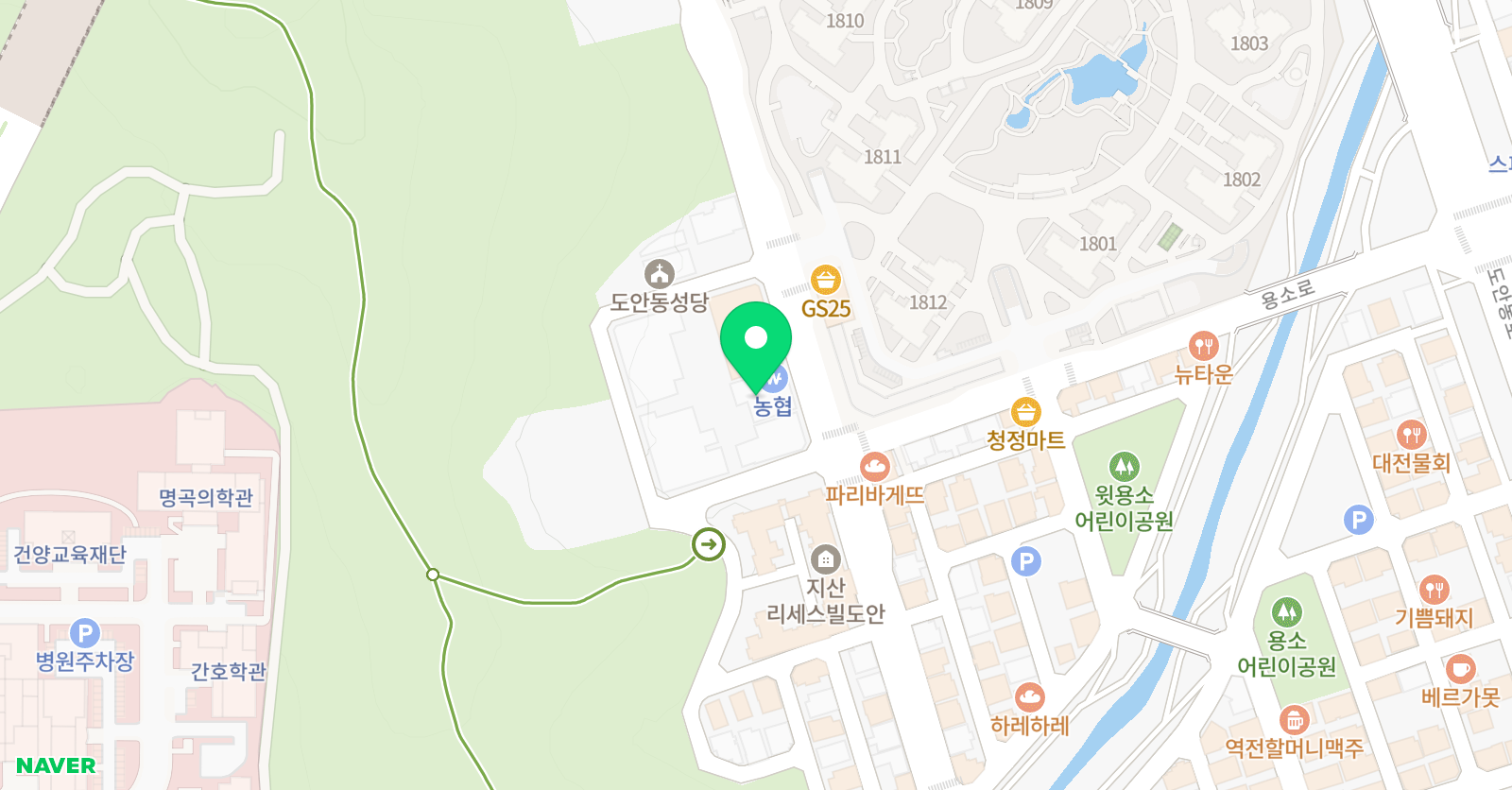 루트엠 수학학원 위치