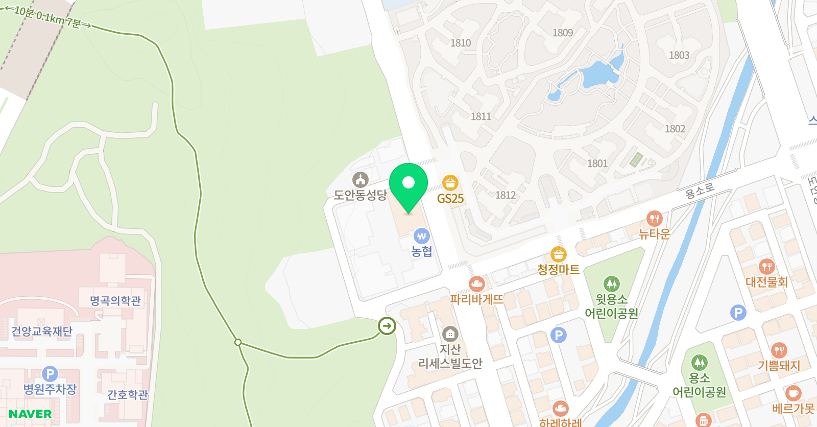 리드앤톡 대전도안센터 위치