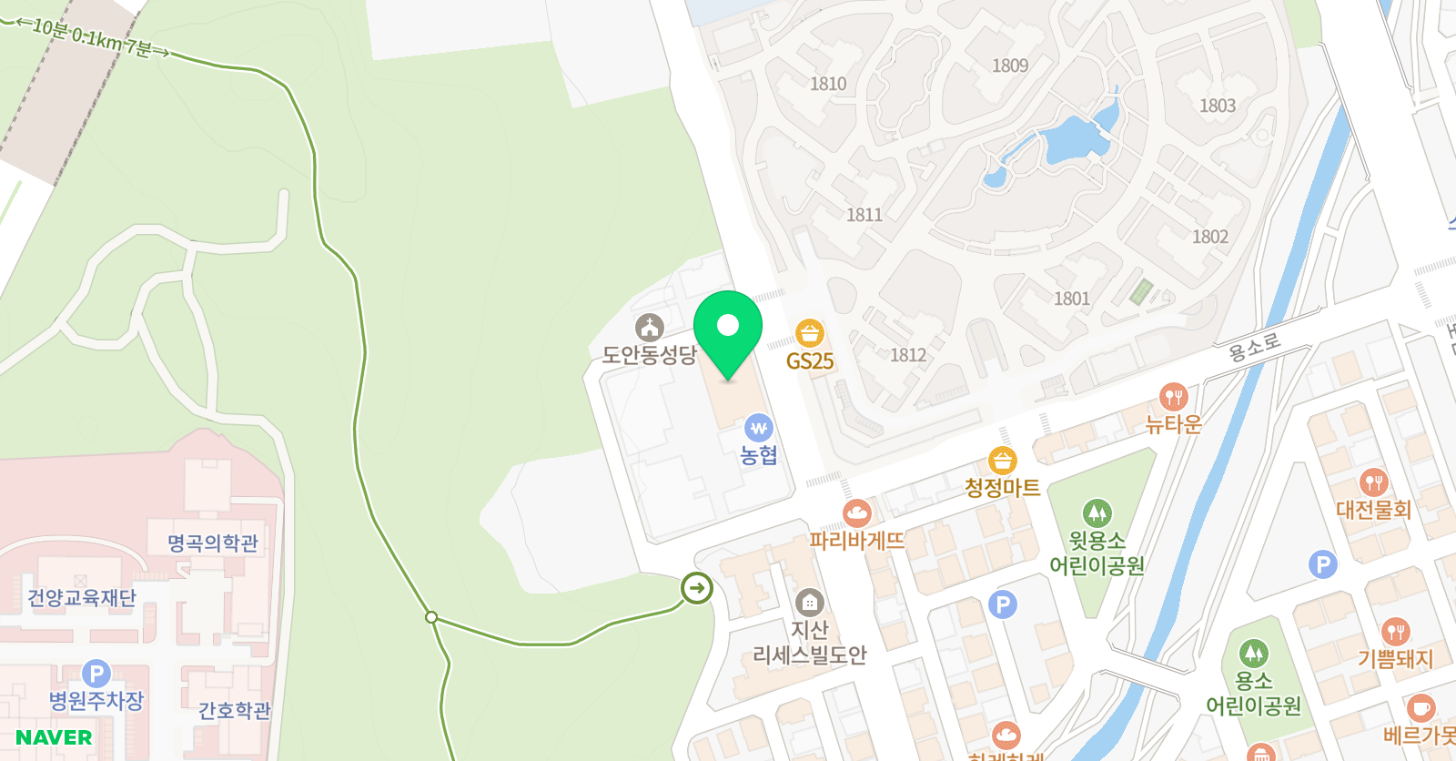 라벨 음악학원 위치