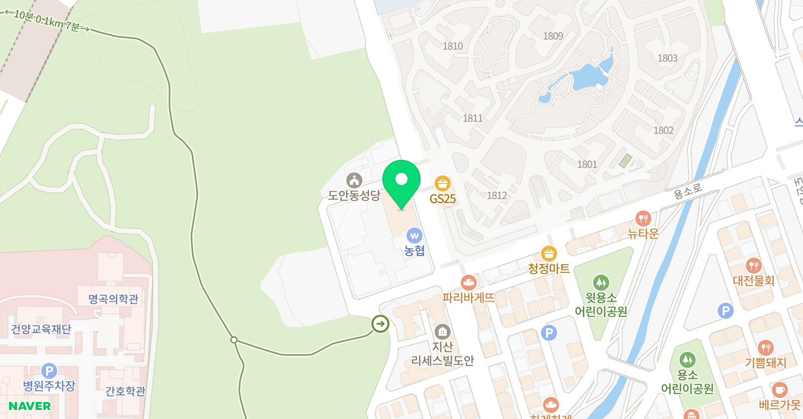 데이비드 영어학원 위치