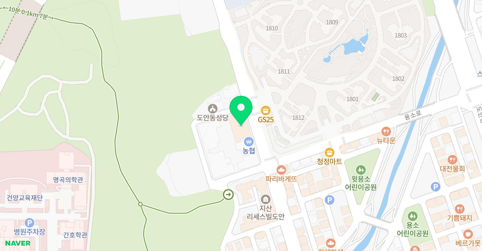 탑매쓰 수학학원 위치