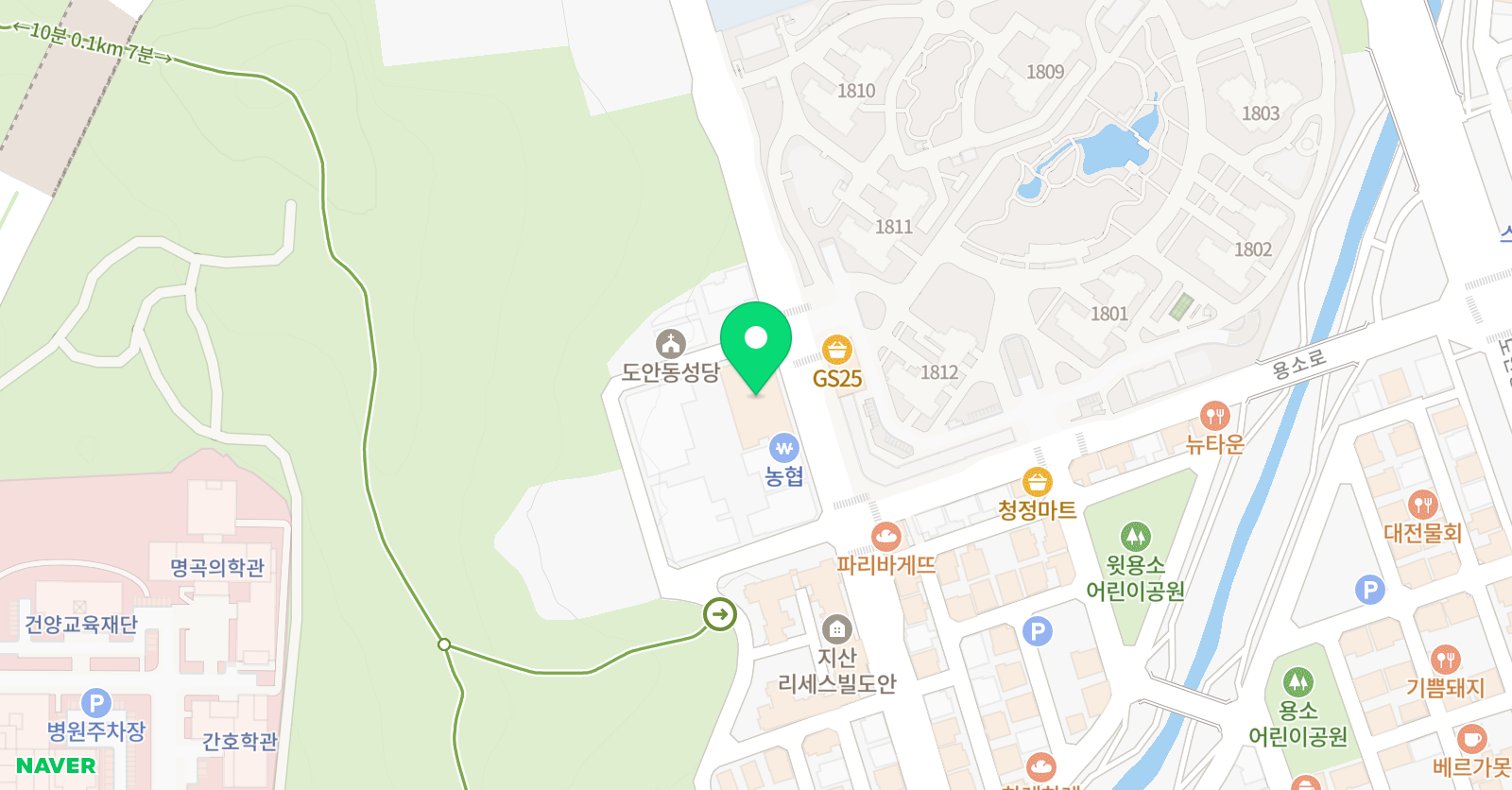 피톤치드 수학과학학원 위치