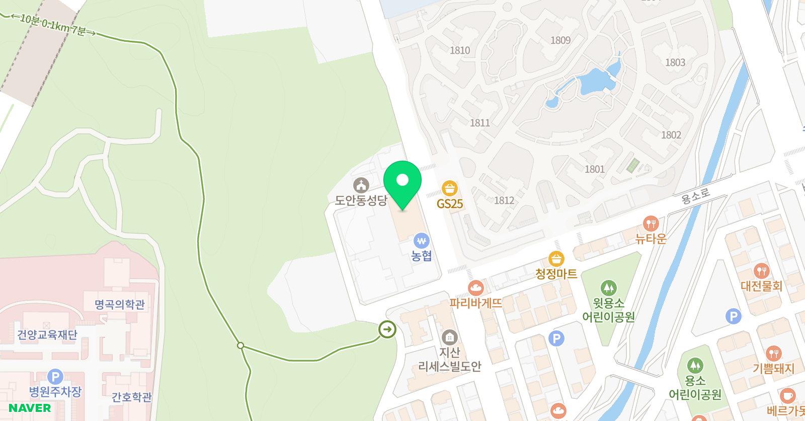 도안티엔티 영어학원 위치