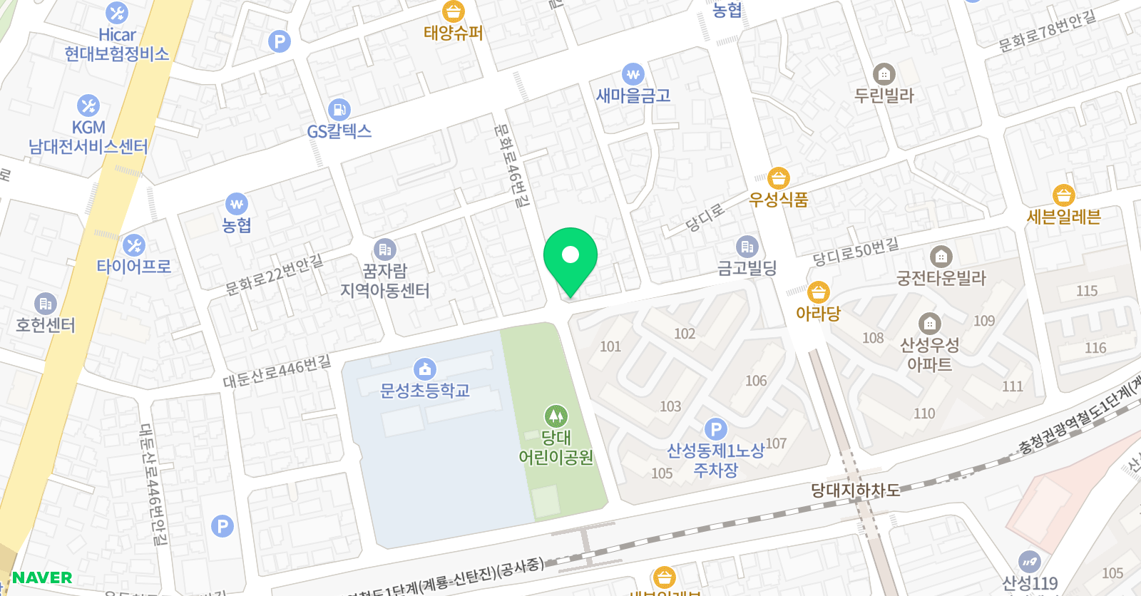 산성 해법수학 위치