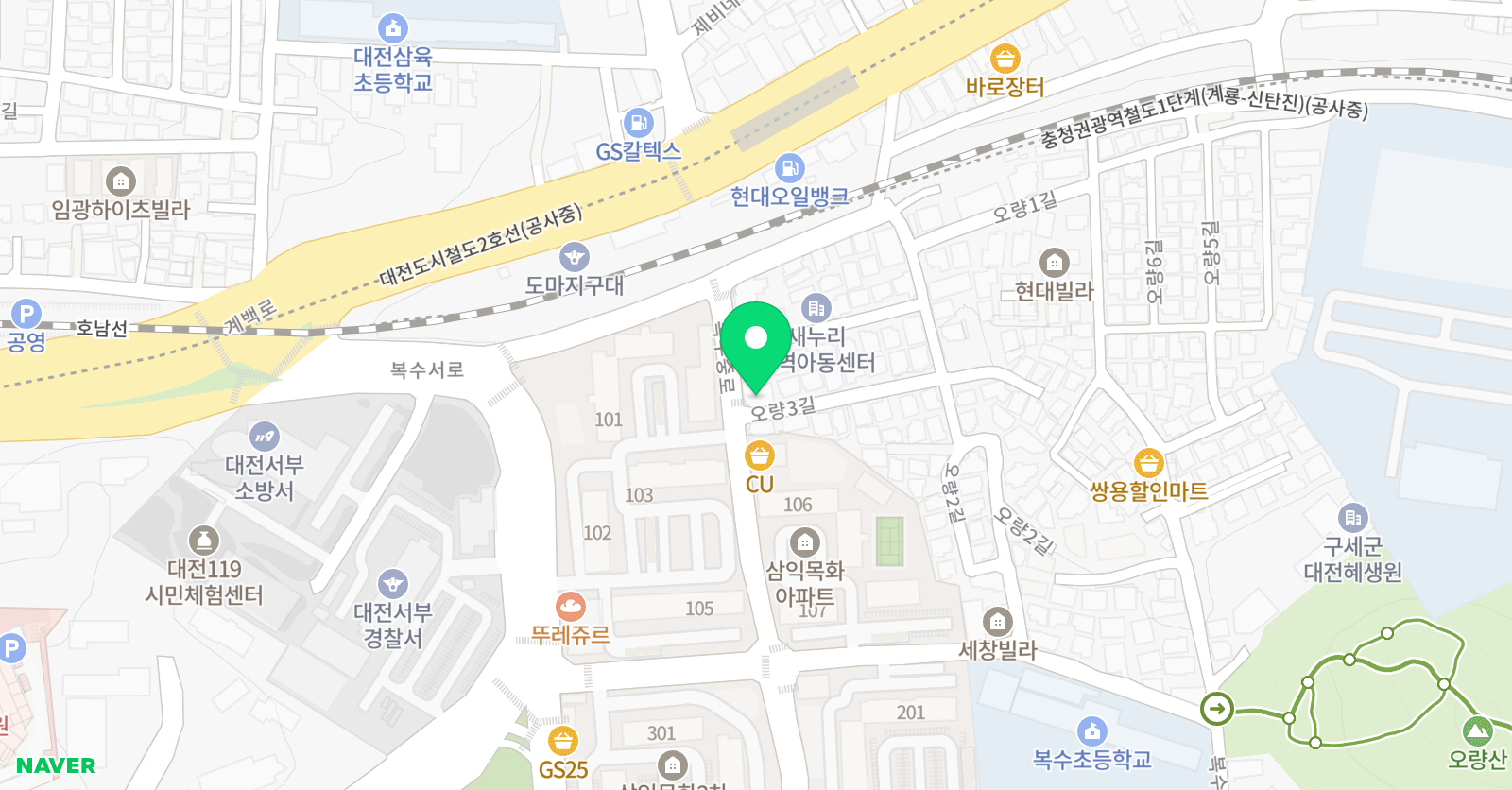 복수 주니어 터미술 위치