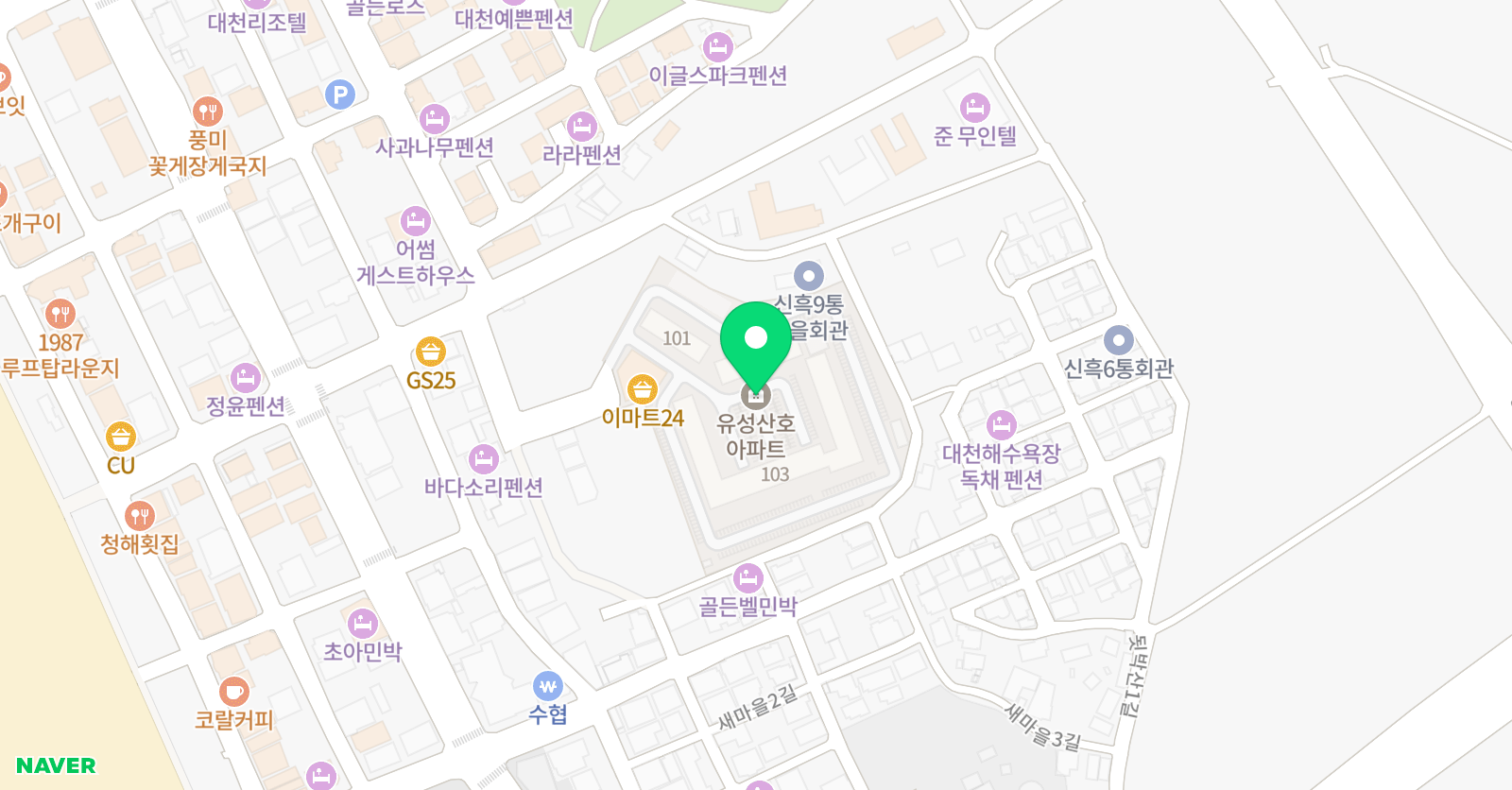 옥토속셈 미술학원 위치