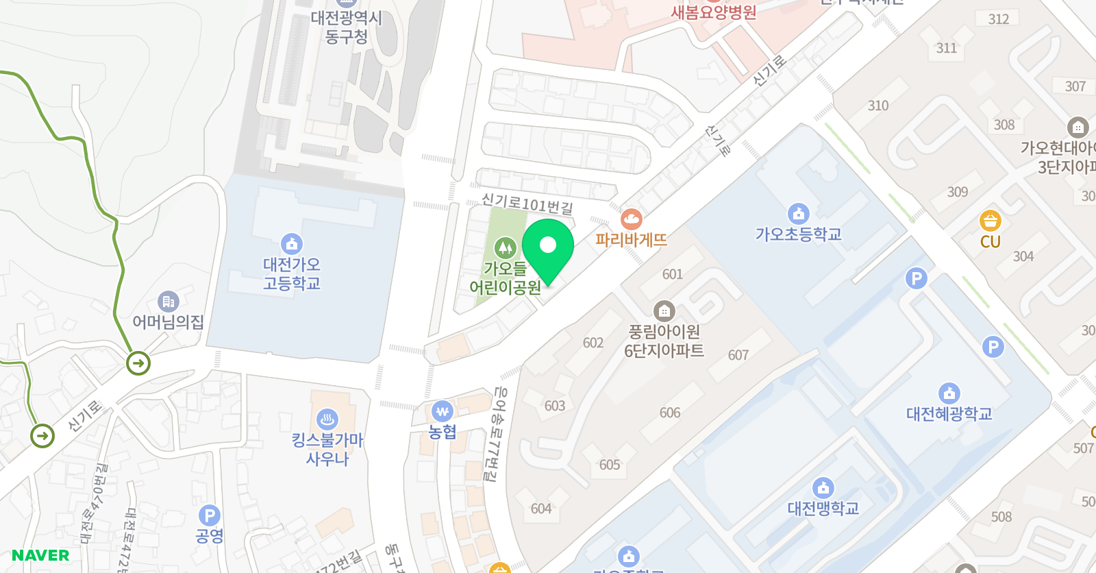 해인 수학학원 위치