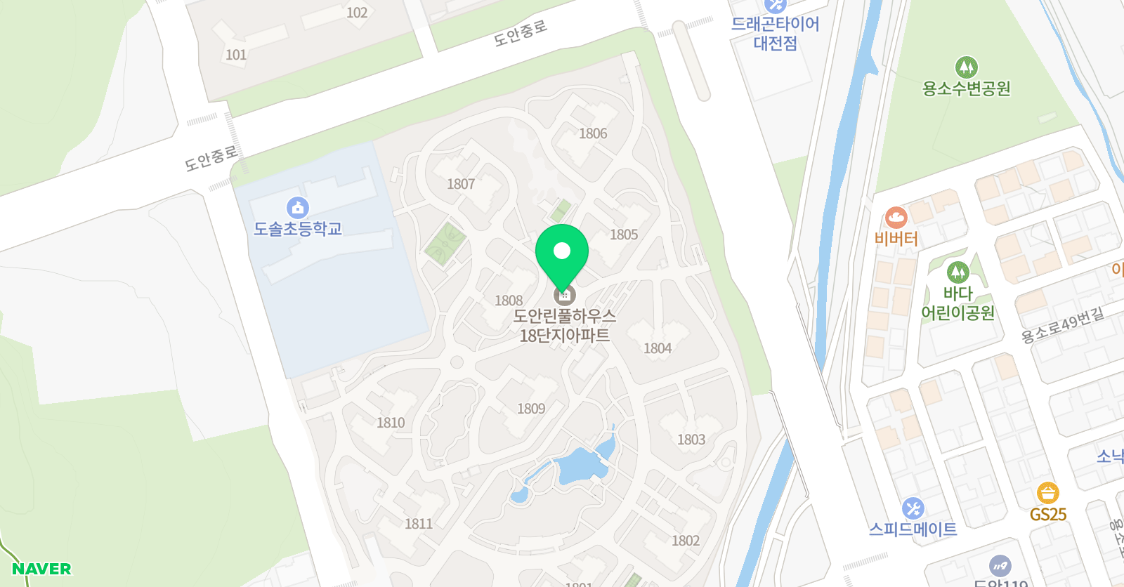 가온 교육 위치