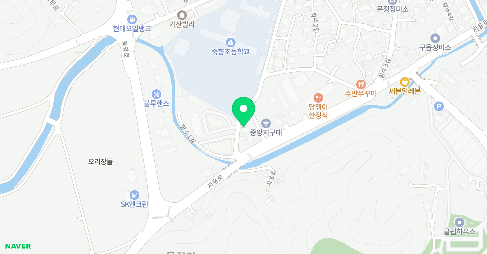 천무태권도 위치