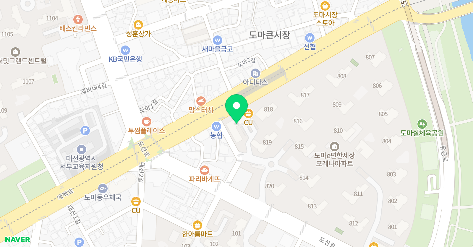 뮤엠 영어 도마이편한점 위치