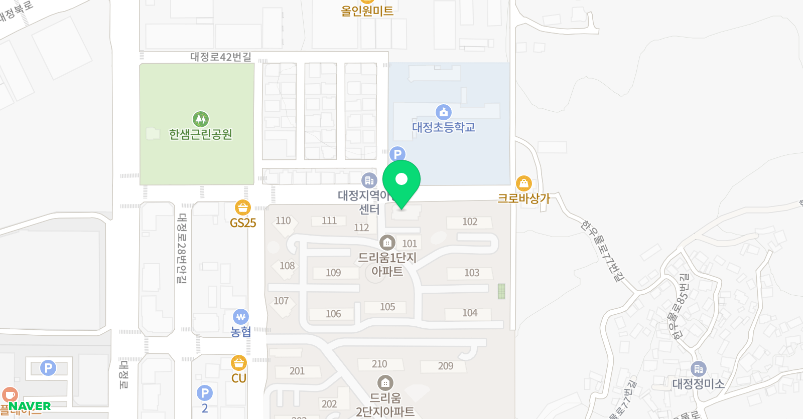 킨더아트 미술교습소 위치