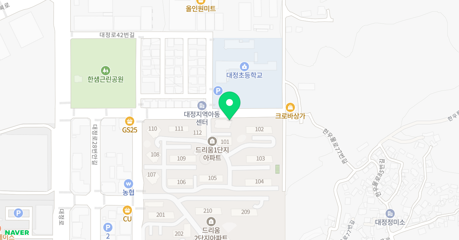 온율피아노 음악교습소 위치